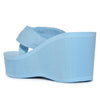 HEAT-01 Platform Wedge Flip Flop Sandals