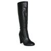 AMAYA-114 Almond Toe Knee-Length Block Heel Boots