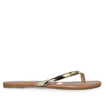 Wild Diva Classic Faux Patent Strap Leather Almond Toe Flip Flop Thong Sandals